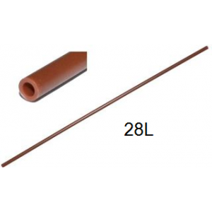 Slang stijf 3mm D. 28L / 22.4cm Reddish Brown